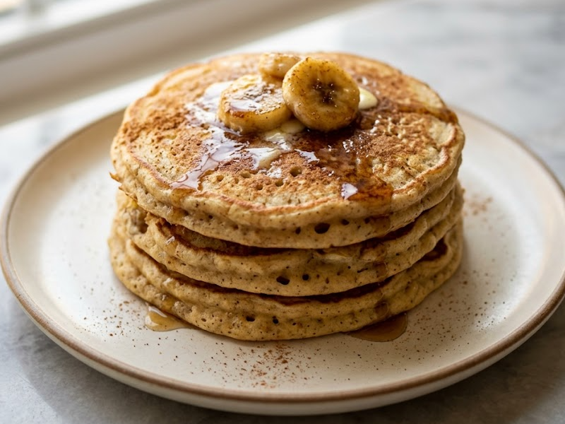 Almond Flour Banana Pancakes
