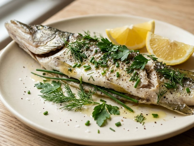 Steamed Whole Pickerel