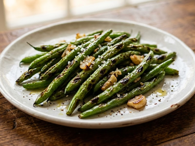 Grilled Green Beans