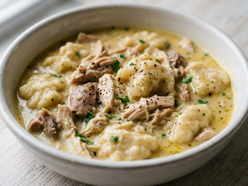 Copycat Cracker Barrel Chicken and Dumplings