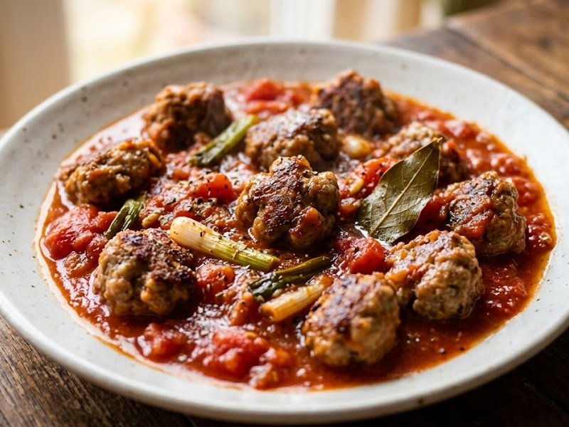 Shortcut sausage meatballs