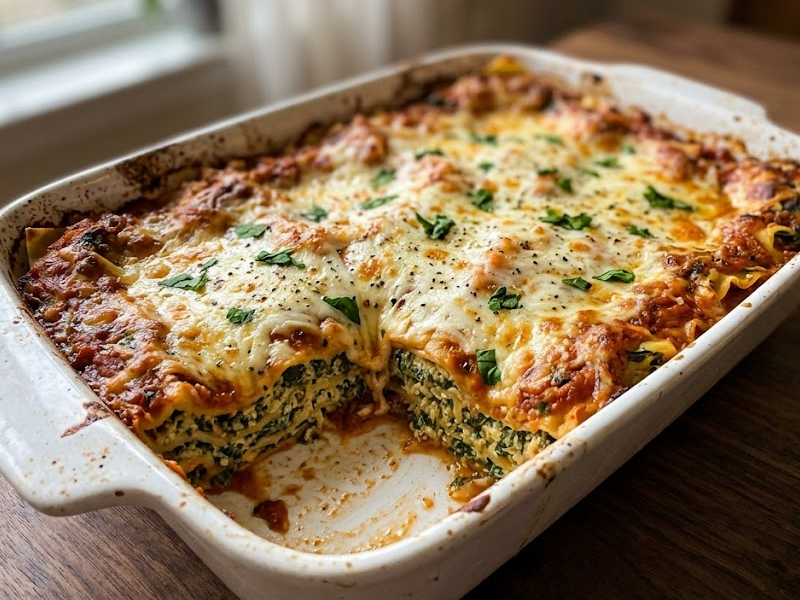 Perfect Spinach Lasagna