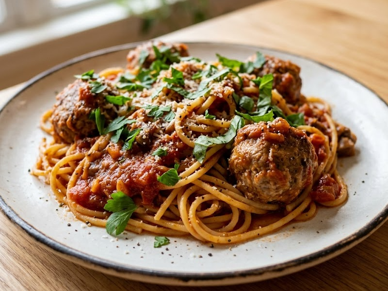 Spaghetti and Meatballs