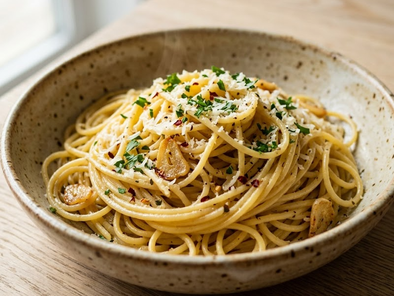 Spaghetti Aglio e Olio Recipe: