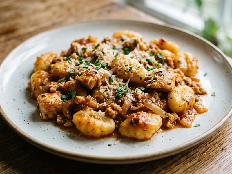 Chicken Gnocchi Skillet