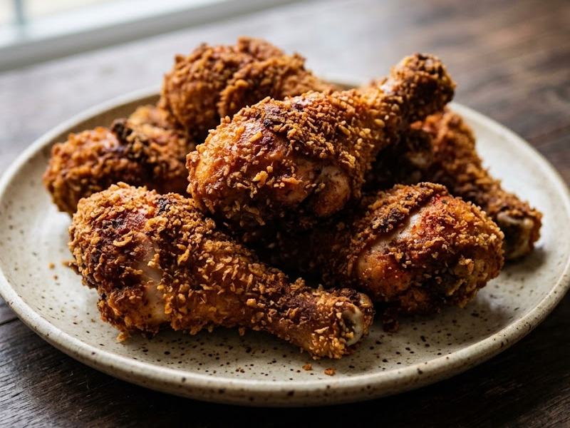 The Crispiest Oven-Fried Chicken