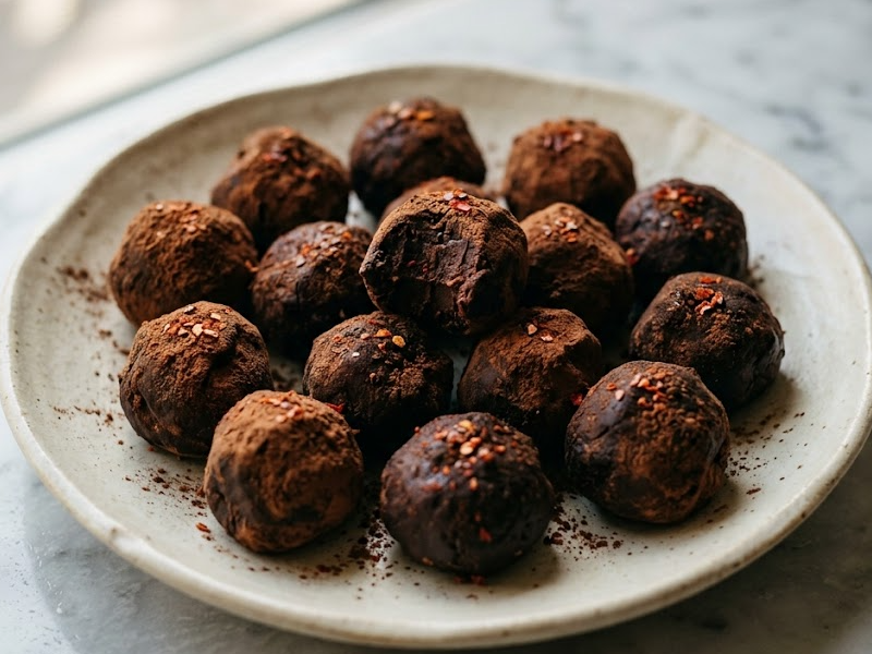 Choco-Cayenne Truffles