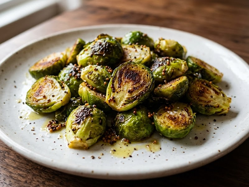 Brined Skillet-Roasted Brussels Sprouts