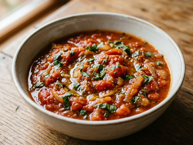 Spaghetti Sauce with Fresh Tomatoes