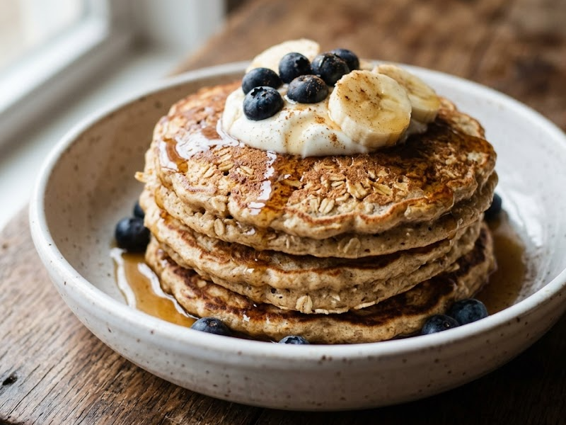 Family Favorite Oatmeal Pancakes